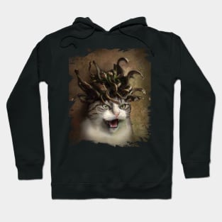 Evil Catdusa Medusa Cat Hoodie